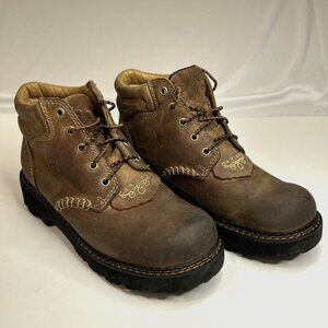 Ariat Canyon Womens Leather Boots Size 6.5B Brown Outdoor Western Work 17797